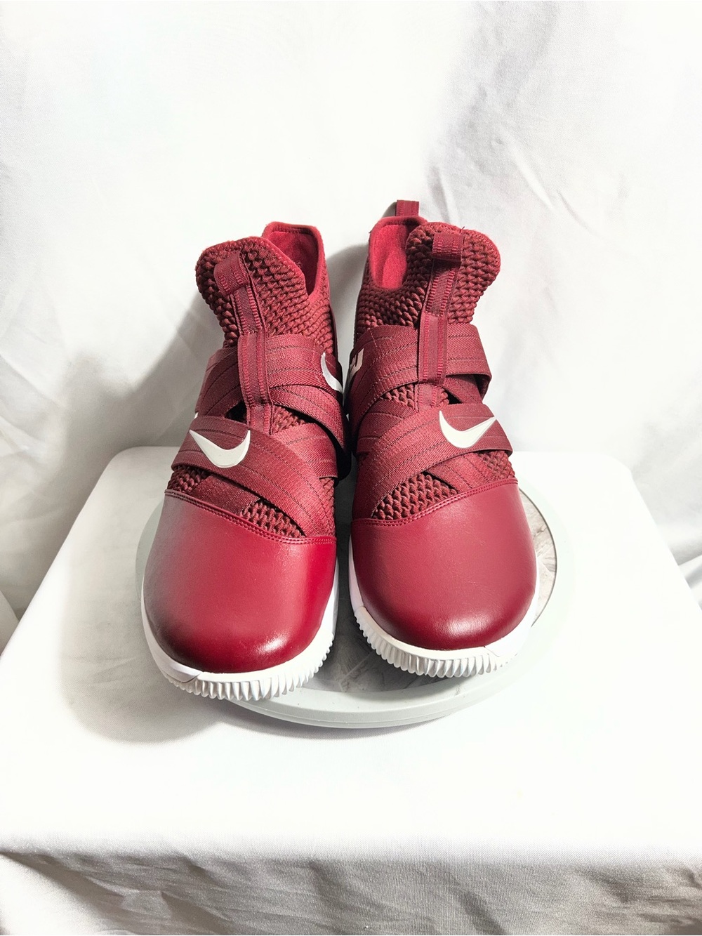 Nike LeBron Soldier XII 12 Team Red White Basketball Shoes Men’s Size 15